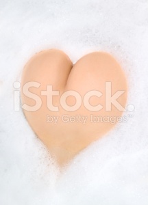 buttocks-in-foam-heart-shape